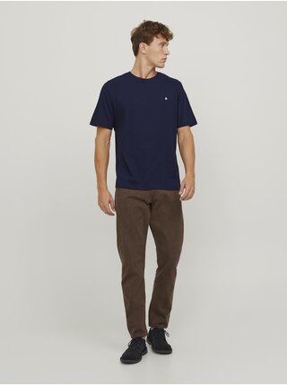 Tmavě modré pánské tričko Jack & Jones Paulos