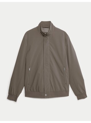 Bunda Bomber s technologií Stormwear™ Marks & Spencer hnědá