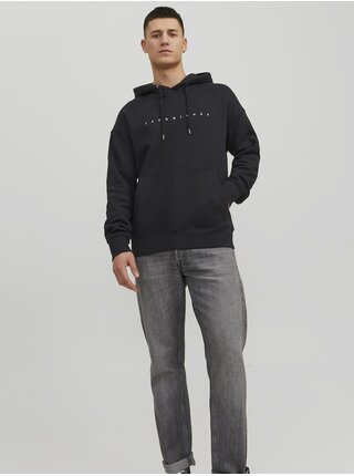 Čierna pánska mikina s kapucňou Jack & Jones Star