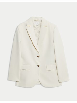 Jednořadový blejzr Marks & Spencer smetanová