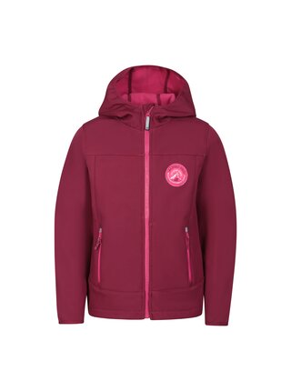 Dětská softshellová bunda s membránou ALPINE PRO OMANO anemone
