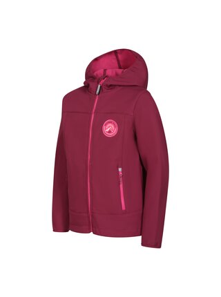 Dětská softshellová bunda s membránou ALPINE PRO OMANO anemone