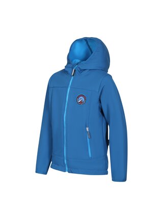Dětská softshellová bunda s membránou ALPINE PRO OMANO mykonos blue