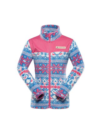 Detská mikina supratherm ALPINE PRE EFLINO pink cosmos varianta pd