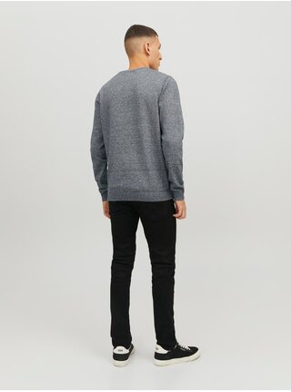 Tmavomodrý basic sveter Jack & Jones Basic