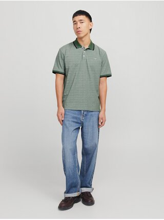 Zelené pánské polo tričko Jack & Jones