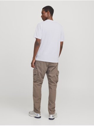 Biele pánske tričko Jack & Jones Fusion