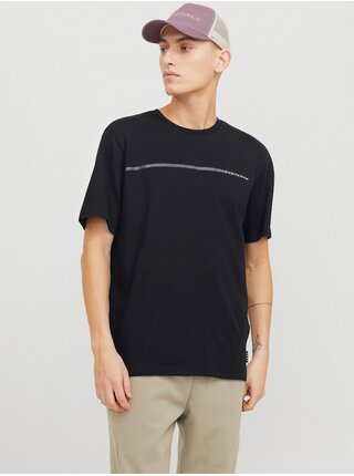 Čierne pánske tričko Jack & Jones Fusion
