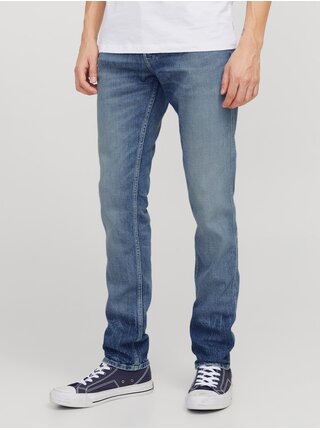 Modré pánske slim džínsy Jack & Jones Glenn