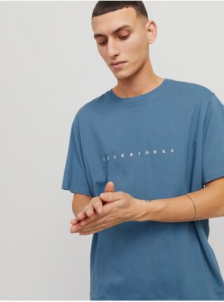 Modré pánské tričko Jack & Jones Star