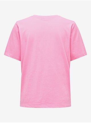 Růžové dámské tričko ONLY Only