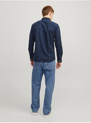 Tmavě modrá pánská košile Jack & Jones Brook