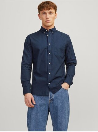 Tmavě modrá pánská košile Jack & Jones Brook