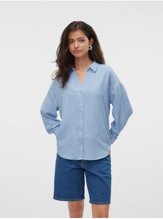 Světle modrá dámská košile Vero Moda Melaney