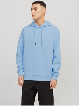Modrá pánská mikina s kapucí Jack & Jones Bradley