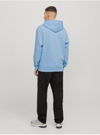 Modrá pánská mikina s kapucí Jack & Jones Bradley