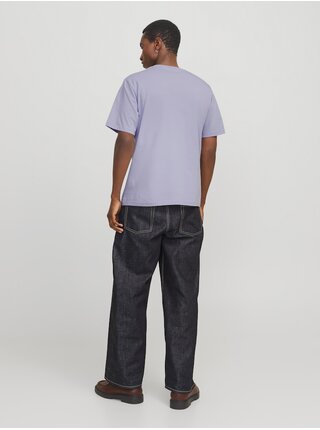 Světle fialové pánské tričko Jack & Jones Vesterbro