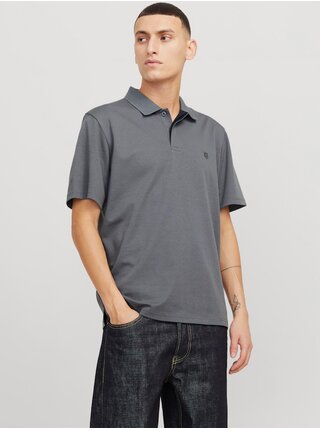 Šedé pánské polo tričko Jack & Jones Crodney