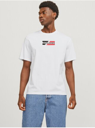 Bílé pánské tričko Jack & Jones Corp