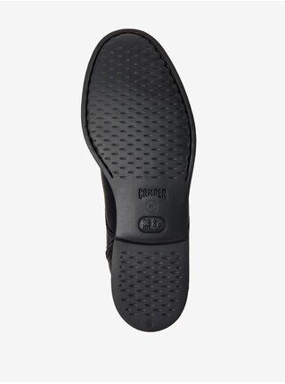 Čierne dámske kožené členkové topánky Camper Iman