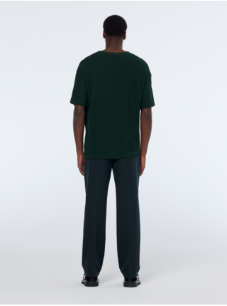 Tmavě zelené pánské tričko Scotch & Soda