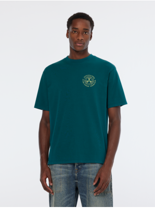 Tmavě zelené pánské tričko Scotch & Soda
