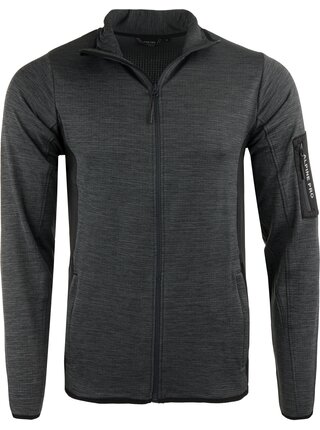 Pánska rýchloschnúca mikina s cool dry ALPINE PRE IRWES black