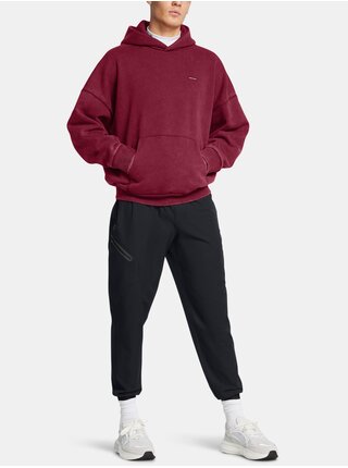 Pánska mikina Under Armour UA Icon HWT Flc Wash OS Hood-RED