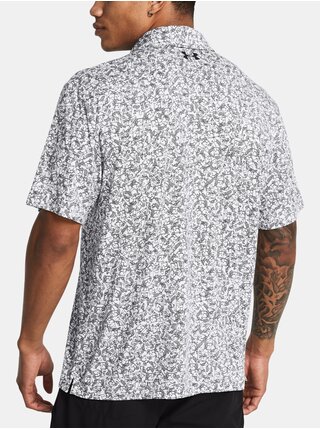 Pánske tričko Under Armour UA Playoff 3.0 Printed Polo-WHT