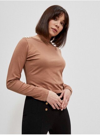 Cotton blouse with long sleeves