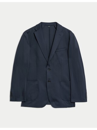 Sako mírně projmutého střihu vhodné na cestování Marks & Spencer námořnická modrá
