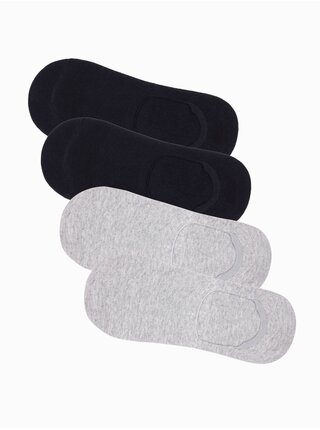 Pánské ponožky 4pack černá Ombre Clothing