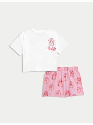 Pyžamová souprava Furby, z čisté bavlny (3–16 let) Marks & Spencer bílá