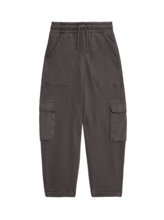 Vreckáče z čistej bavlny (1–8 rokov) Marks & Spencer sivá