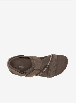 Hnědé dámské kožené sandály MERRELL Terran 4 Backstrap