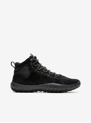 Černé pánské sportovní baefoot boty MERRELL Wrapt Mid Waterproof