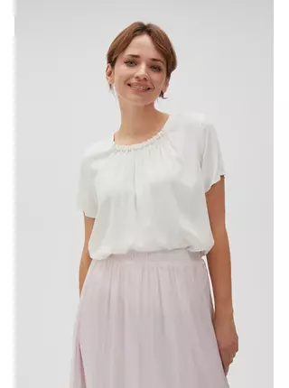 Bílá dámská halenka Moodo
