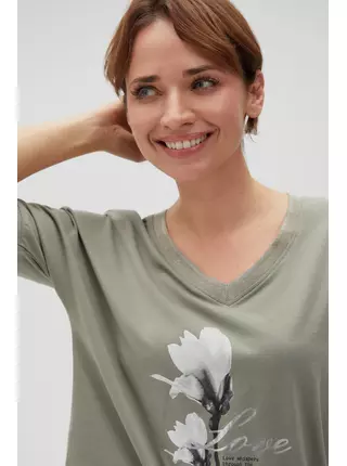Svetlo zelené dámske tričko Moodo