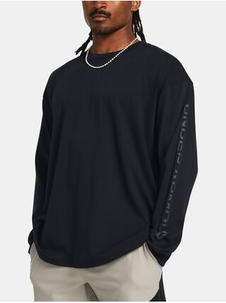 Pánské tričko Under Armour UA HW TONAL WORDMARK LS-BLK