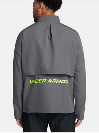 Pánska bunda Under Armour UA Launch Jacket-GRY
