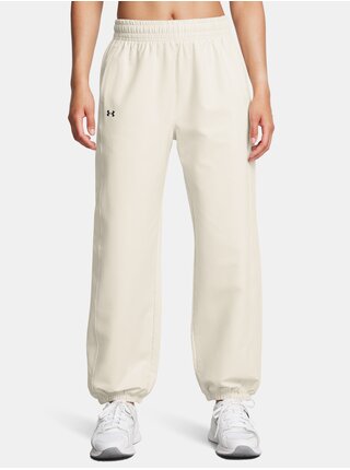 Dámske športové nohavice Under Armour Armoursport Swoven Pant-WHT