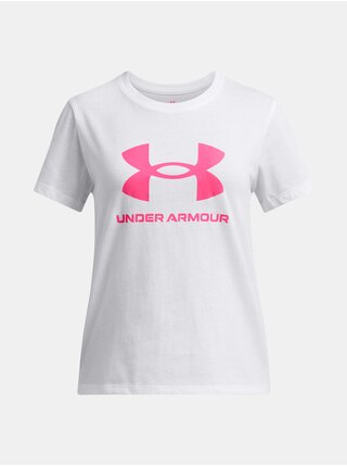 Dívčí tričko Under Armour UA BIG LOGO SS