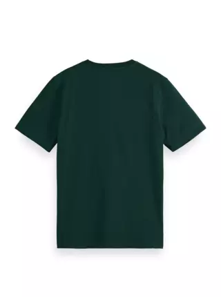 Tmavozelené pánske tričko Scotch & Soda
