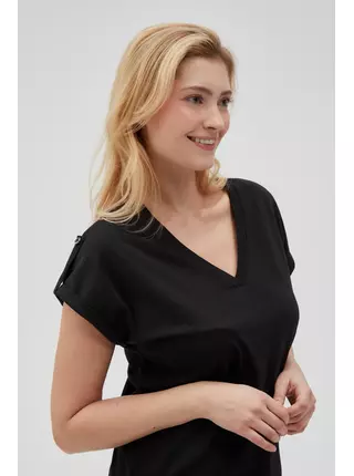 Černé dámské tričko Moodo