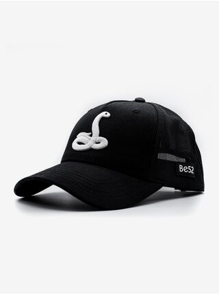 Be52 Snake kšiltovka premium černá/bílá