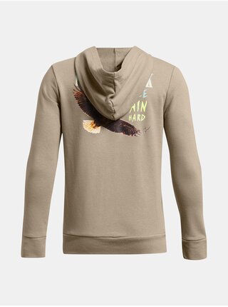 Chlapecká mikina Under Armour Pjt Rck Boys LS FZ HD Q1-BRN