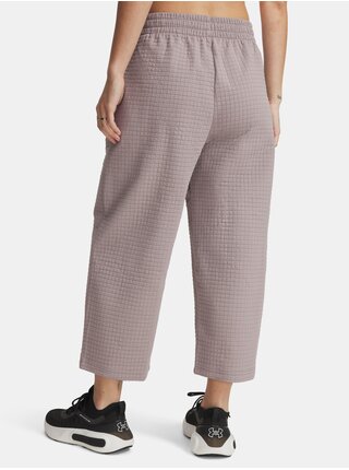 Dámske športové nohavice Under Armour Unstoppable Flc Grid Crop-GRY