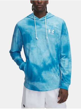 Pánská mikina Under Armour UA Rival Terry AOP Hood Q1