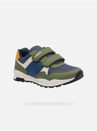 Khaki chlapecké tenisky Geox Pavel