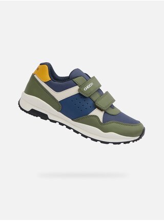 Khaki chlapecké tenisky Geox Pavel